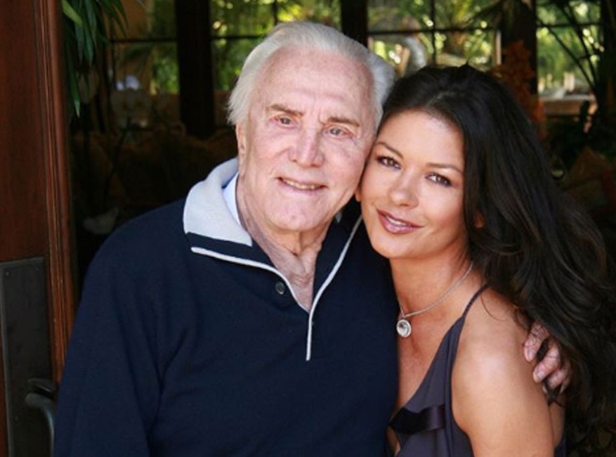 Kirk Douglas, Catherine Zeta-Jones